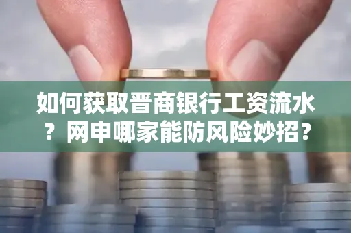 如何获取晋商银行工资流水?网申哪家能防风险妙招?