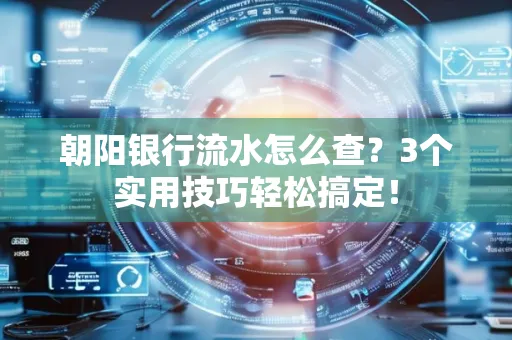 朝阳银行流水怎么查?3个实用技巧轻松搞定!