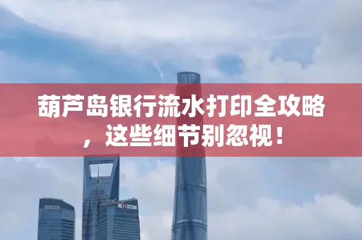 葫芦岛银行流水打印全攻略,这些细节别忽视!