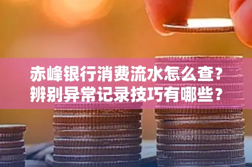 赤峰银行消费流水怎么查?辨别异常记录技巧有哪些?