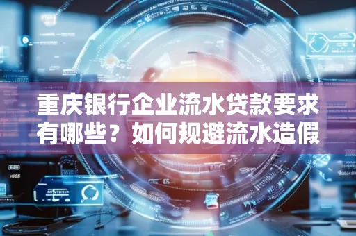 重庆银行企业流水贷款要求有哪些?如何规避流水造假风险?