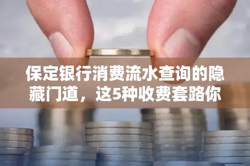 保定银行消费流水查询的隐藏门道,这5种收费套路你知道几个?