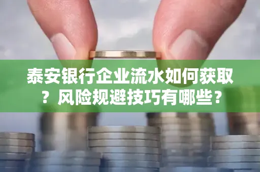泰安银行企业流水如何获取?风险规避技巧有哪些?