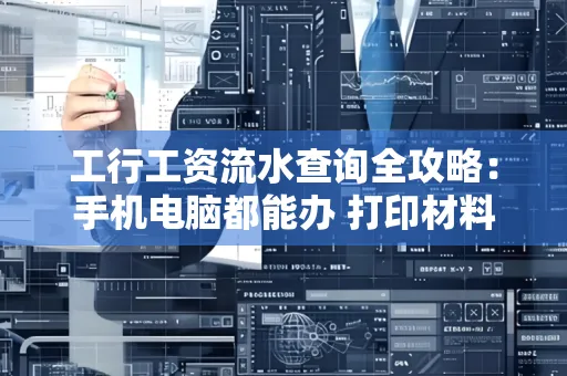 工行工资流水查询全攻略:手机电脑都能办 打印材料一次说清